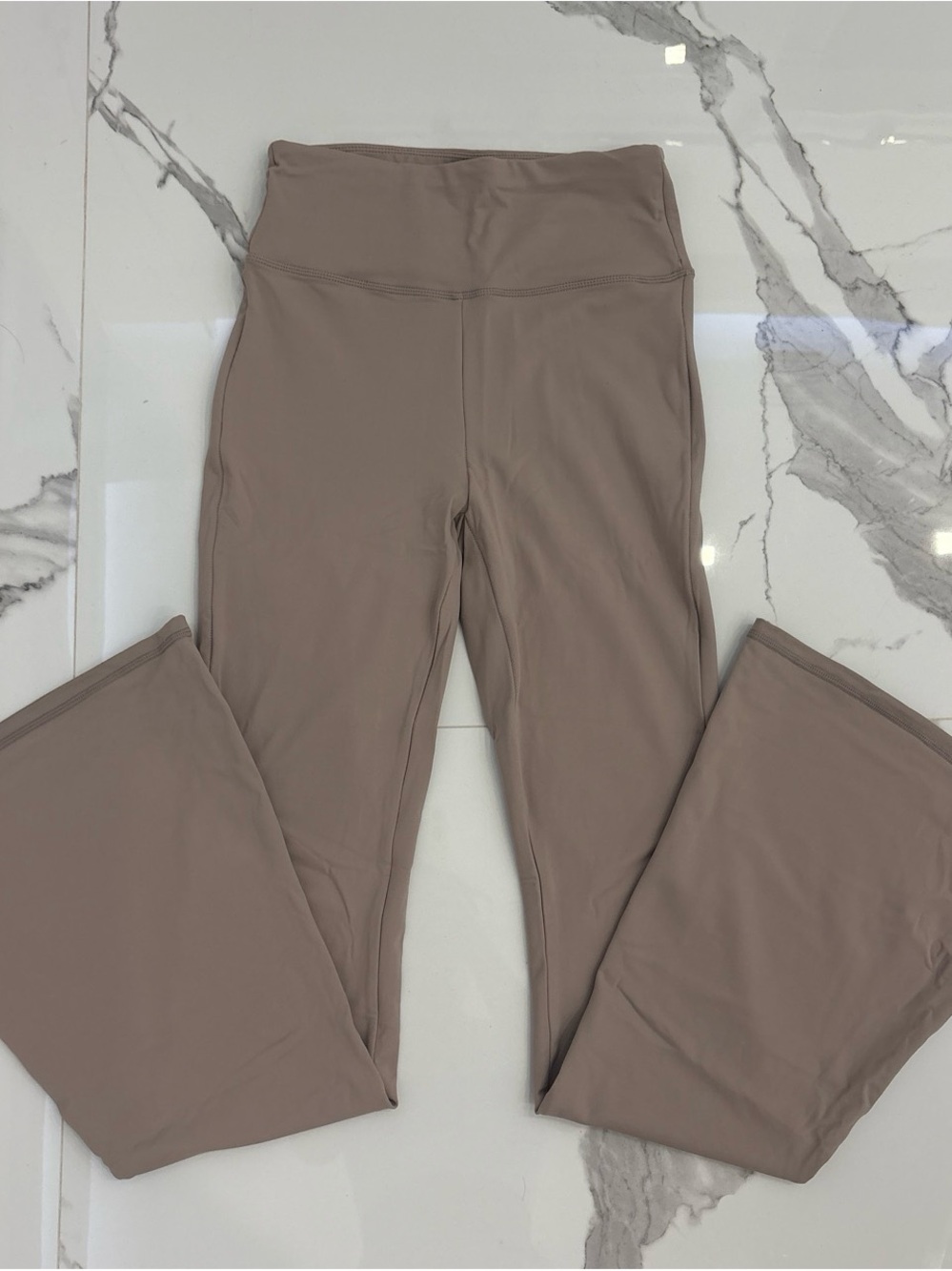 Primark Women's Boot Cut Flare Pants in Taupe